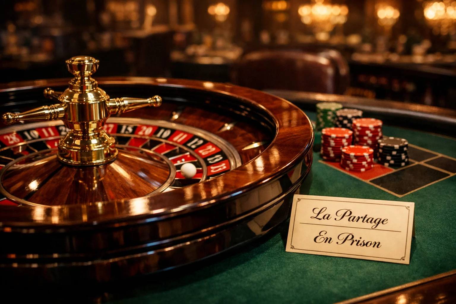 Diferencia entre La Partage y En Prison en la ruleta europea